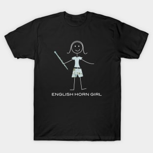 Funny Womens English Horn T-Shirt